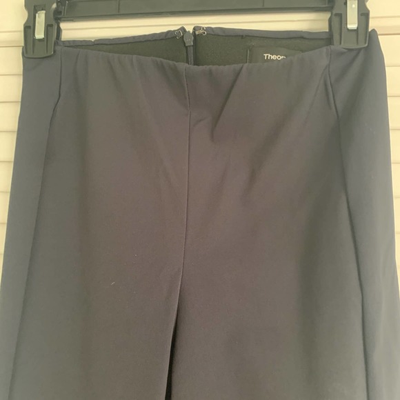 Theory Navalane Skinny Pants Navy Blue Size 0 - Picture 3 of 5